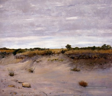  Chase Tableau - Vent Swept Sands Shinnecock Long Island William Merritt Chase Paysage impressionniste